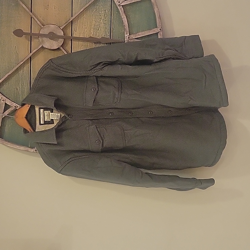 L.L.Bean Sherpa Lined Slightly Fitted Shacket